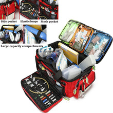 Large Capacity Rolling First Aid Kit Bag