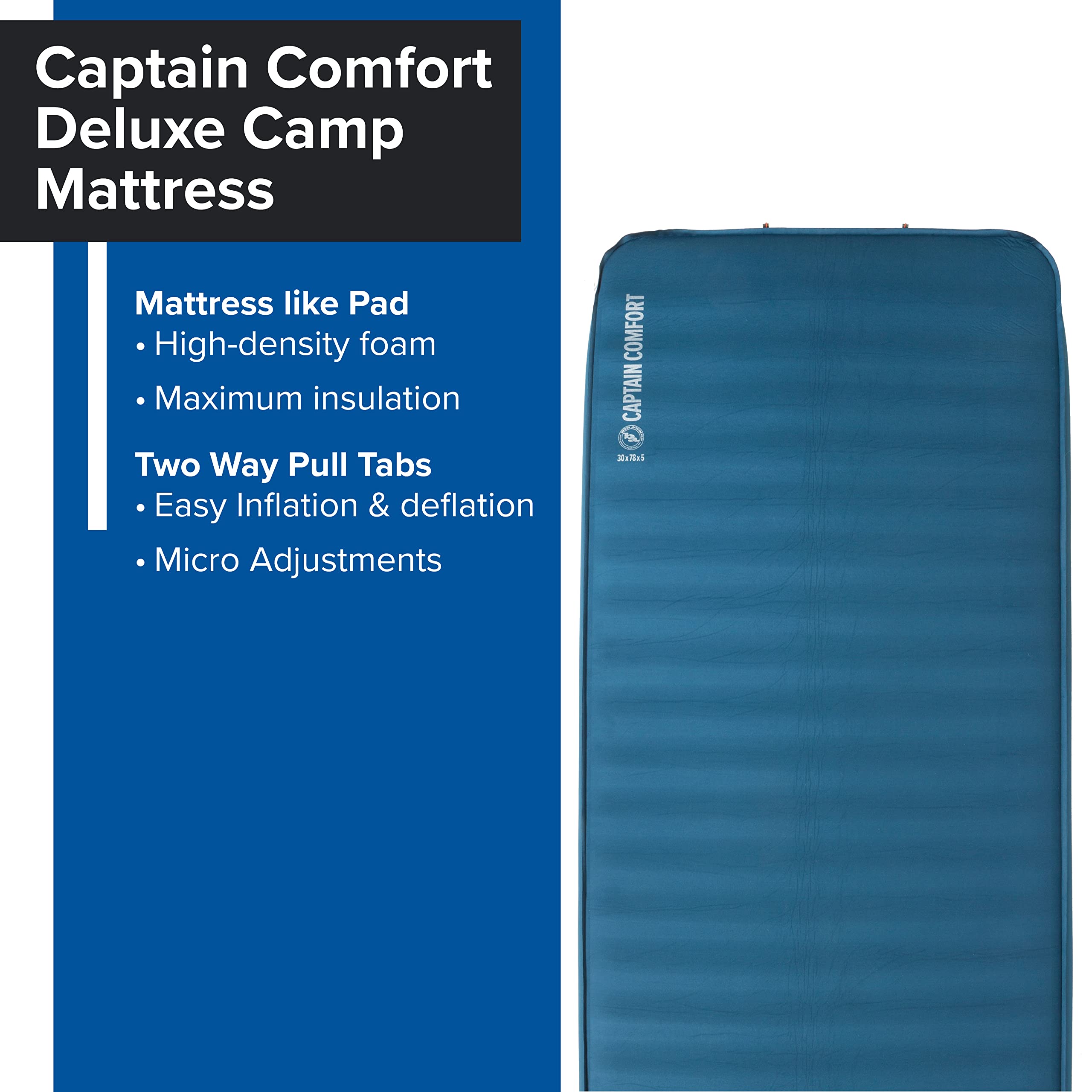 Deluxe Self-Inflating Camping Sleeping Pad