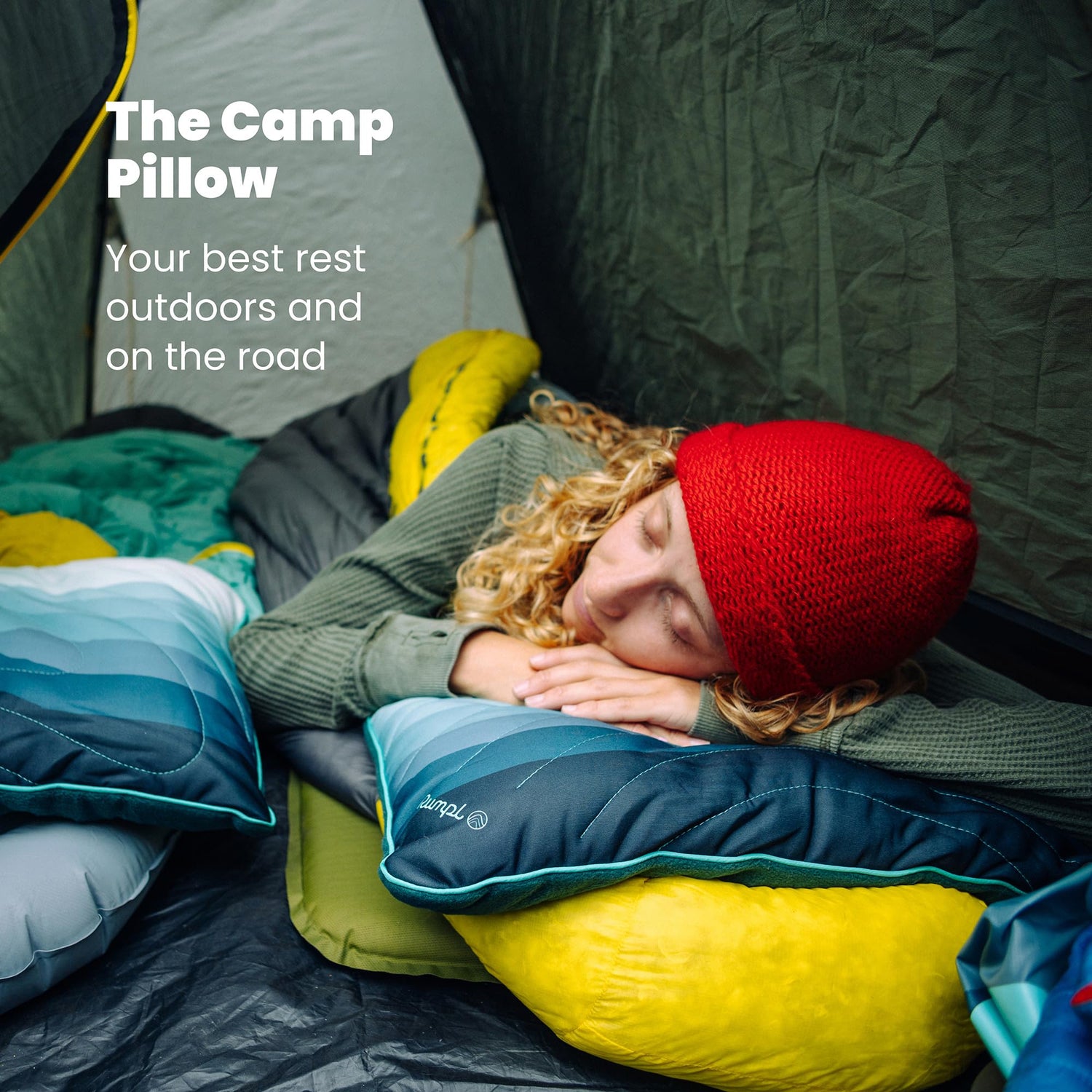 Rumpl Camp Pillow - Packable, Adjustable Comfort for Outdoors and Travel