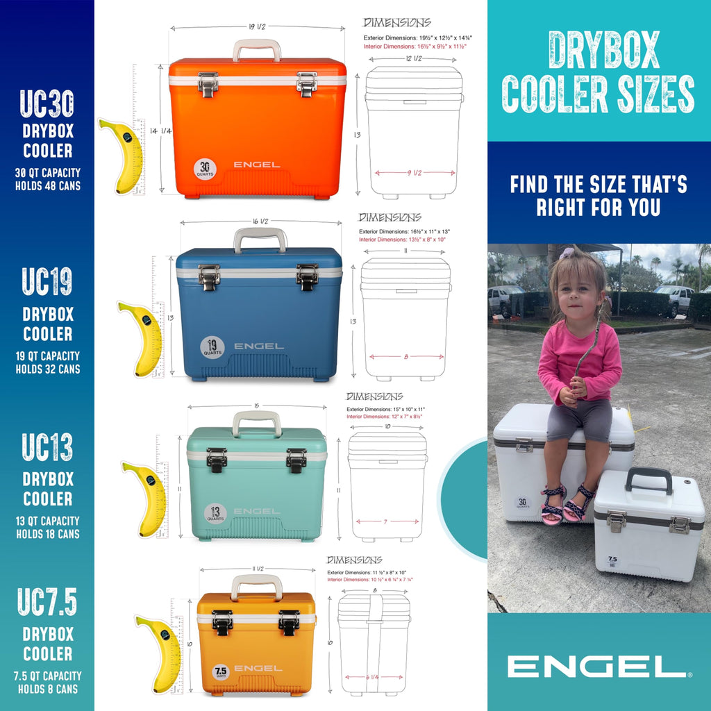 19 Qt Leakproof Dry Box Cooler