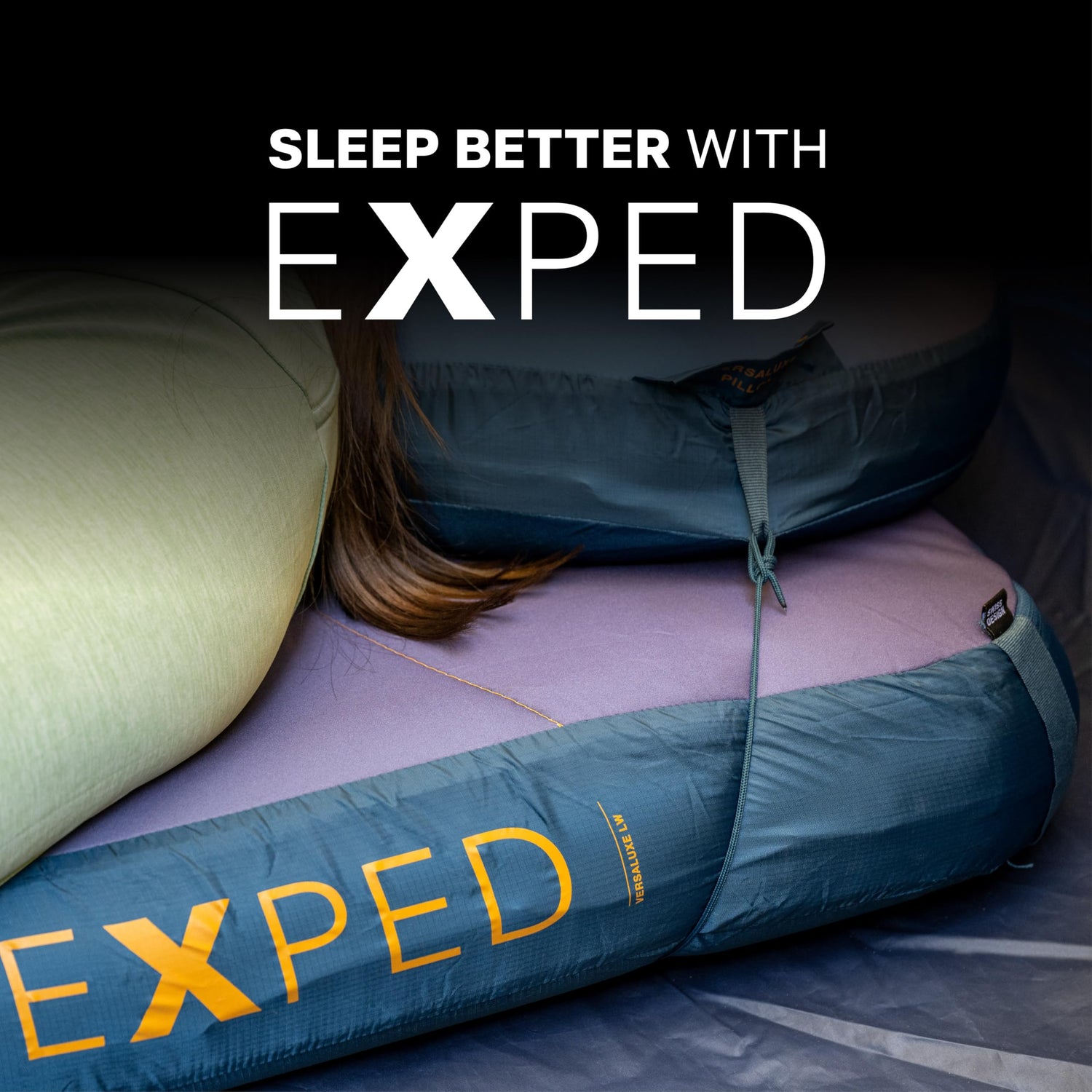 Lightweight Camping Pillow with Washable Cover