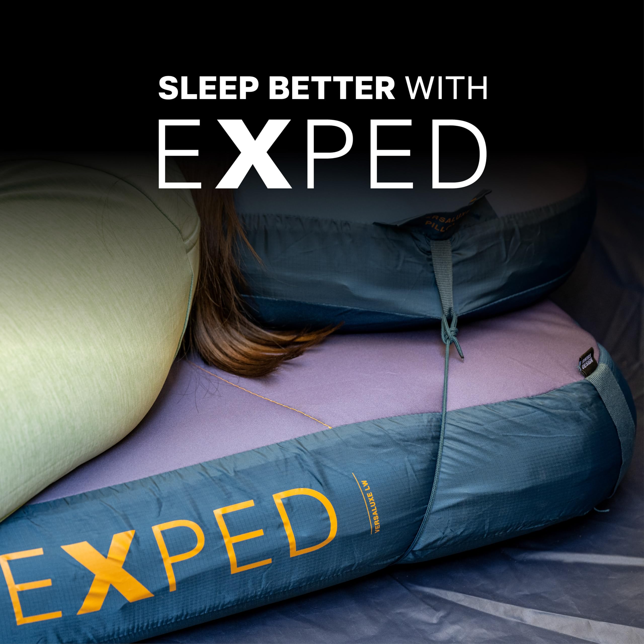 Lightweight Camping Pillow with Washable Cover