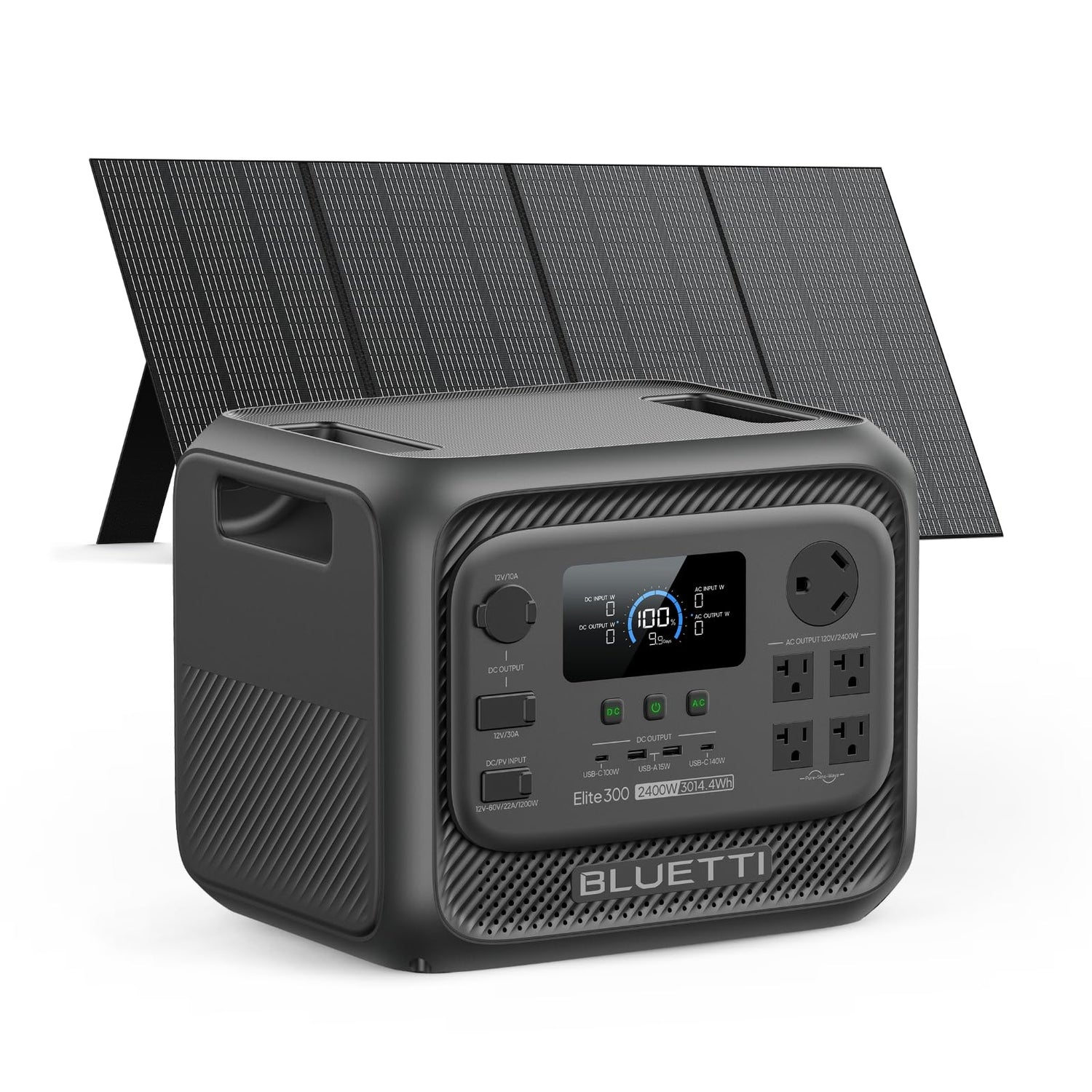 Portable Power Station 3014Wh 2400W LiFePO4 Battery Backup