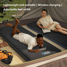 Self-Inflating Camping Sleeping Pad with Built-In Pillow