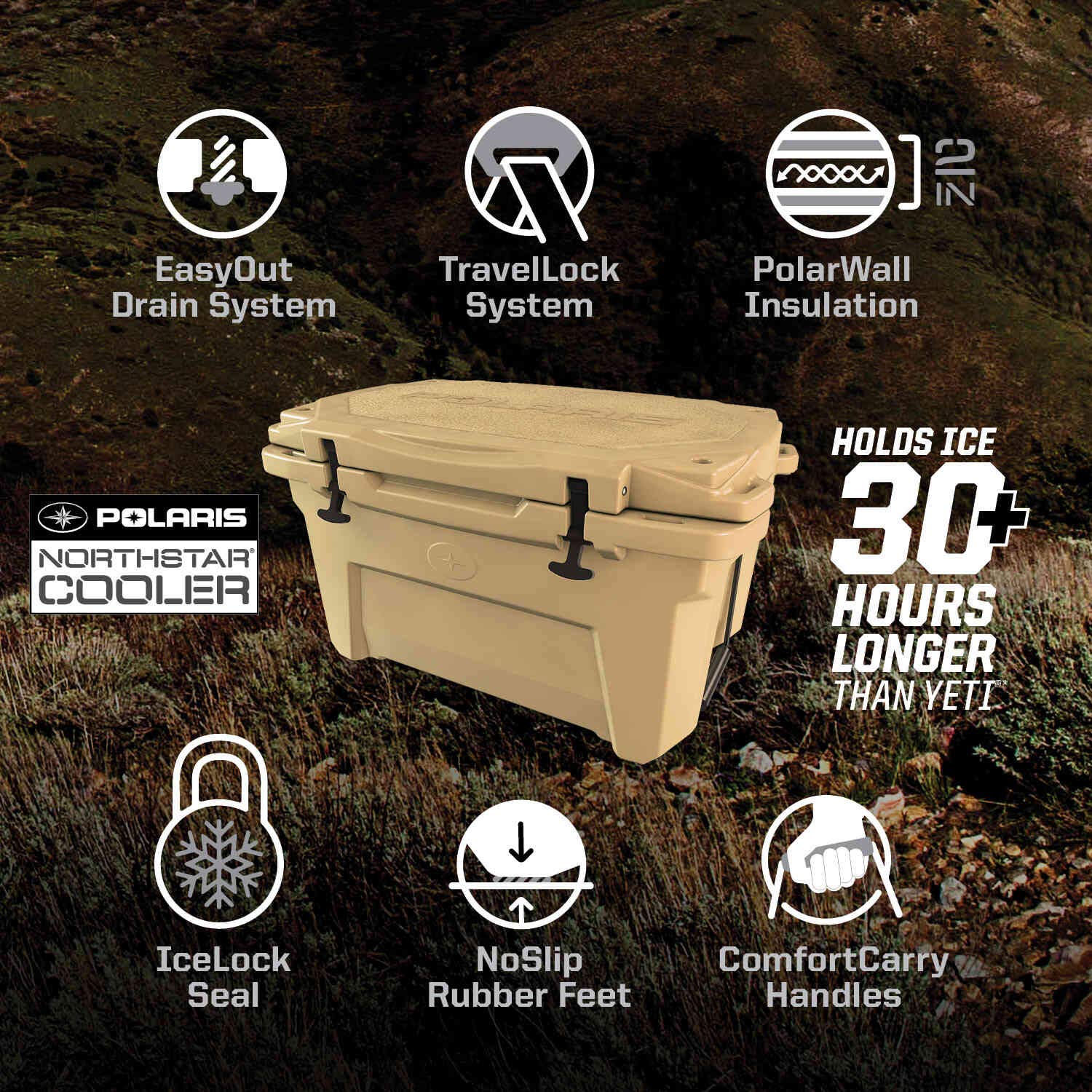 60 Qt Insulated Cooler Ice Chest