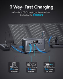 Ultra-Light Portable Power Station 89.6Wh 100W Battery Backup