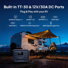 Portable Power Station 3014Wh 2400W LiFePO4 Battery Backup