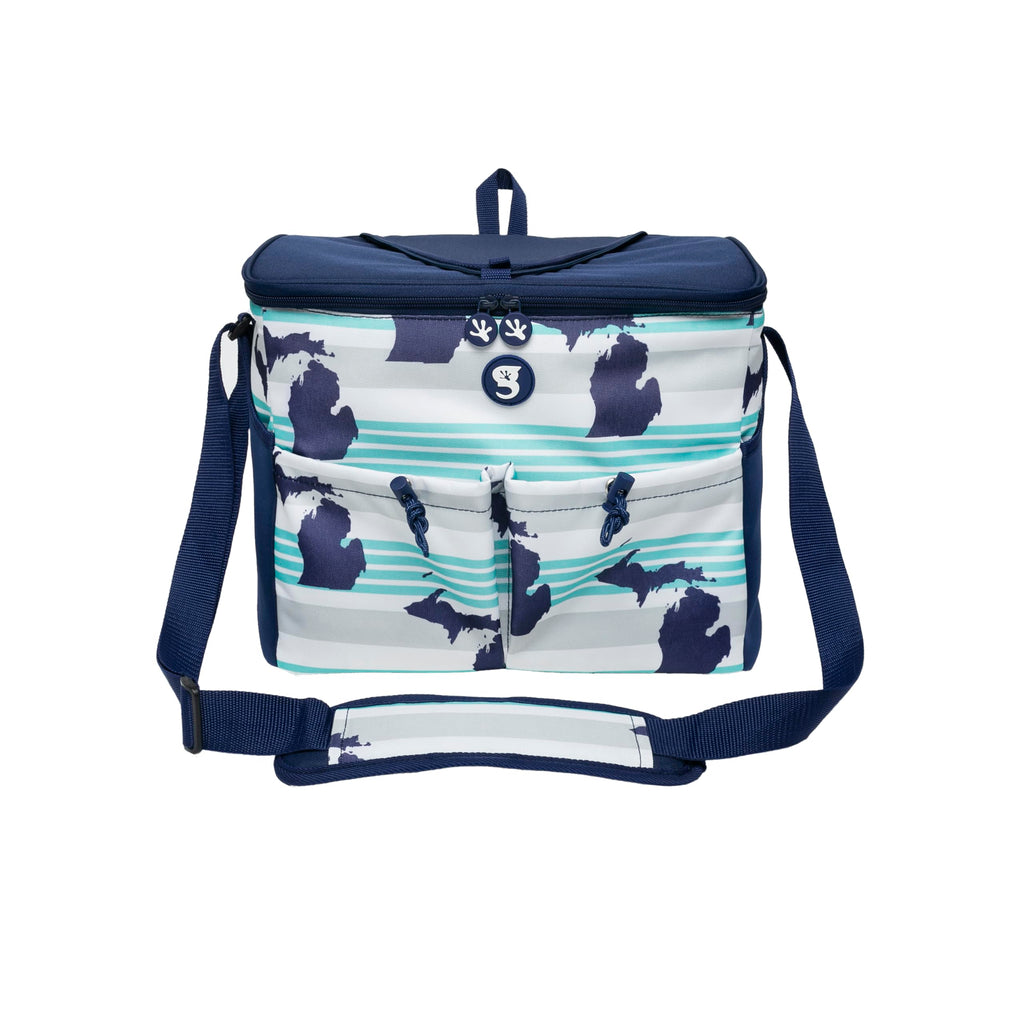Large Tote Cooler Bag with Hard Liner