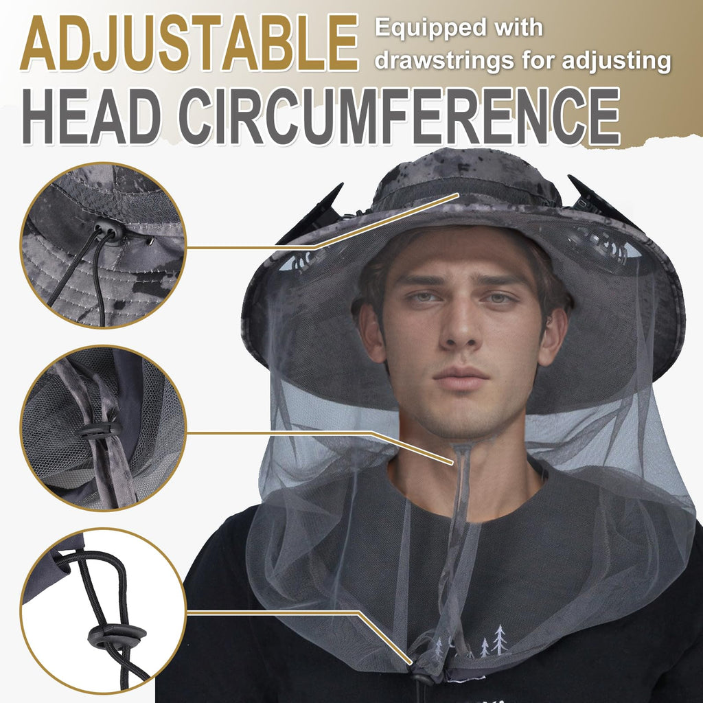 Solar Fan Hat & 45L Cooler Backpack Set