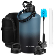 Stainless Steel Insulated Water Bottle with Straw Lid