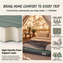 2 Person Memory Foam Camping Sleeping Pad with Electric Pump