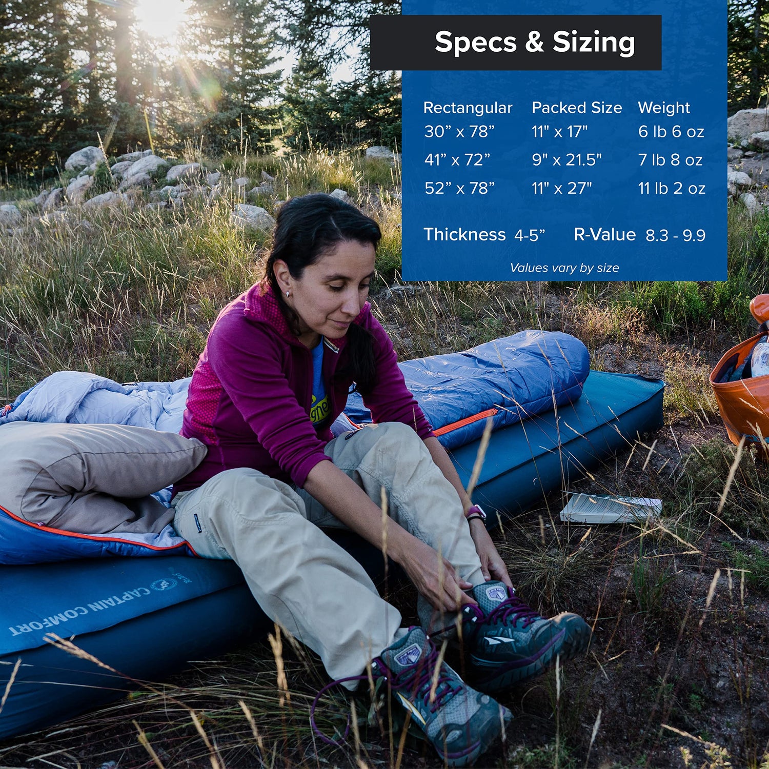 Deluxe Self-Inflating Camping Sleeping Pad