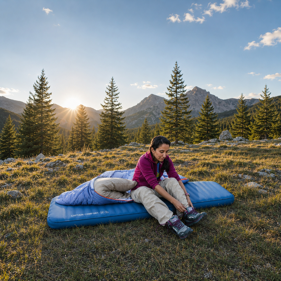 Deluxe Self-Inflating Camping Sleeping Pad