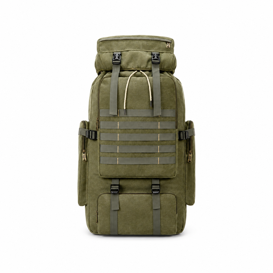 ASWRTYJO 80L Backpack Hiking Multi Compartment Travel Mountaineering Bag